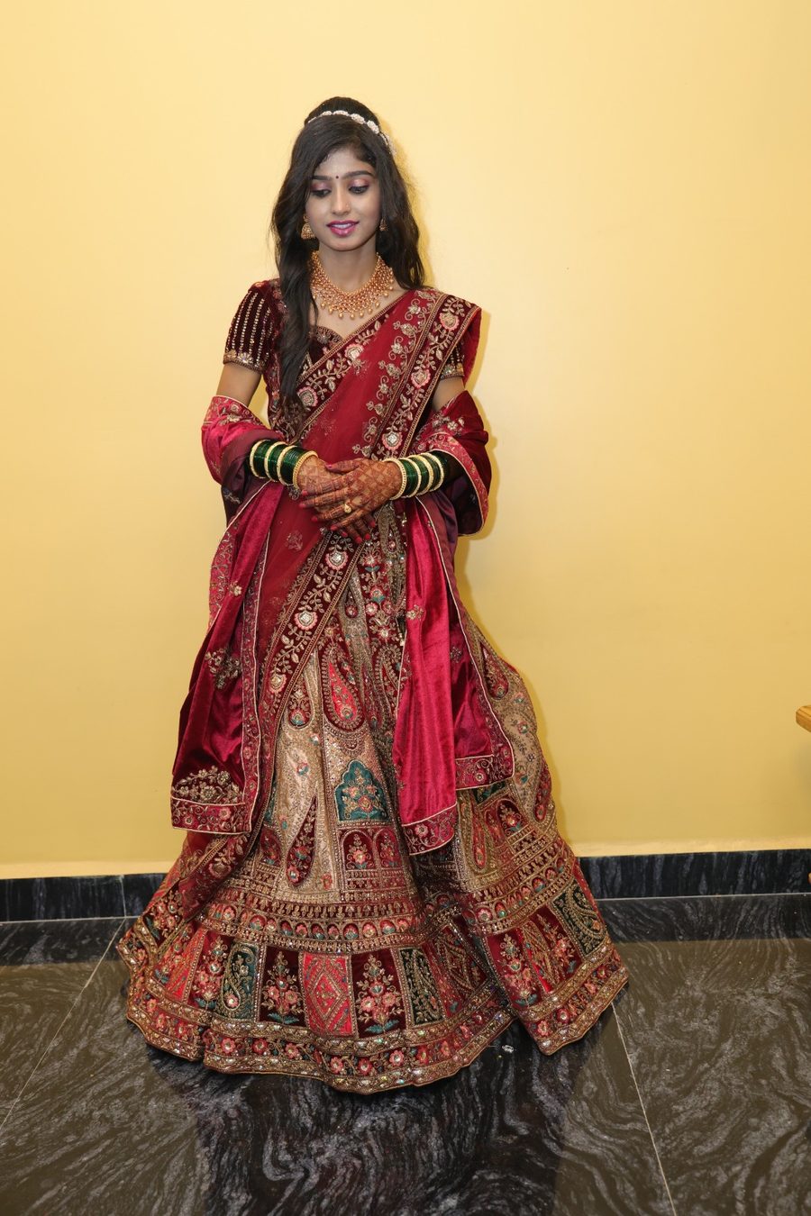 Bridal makeover portrait