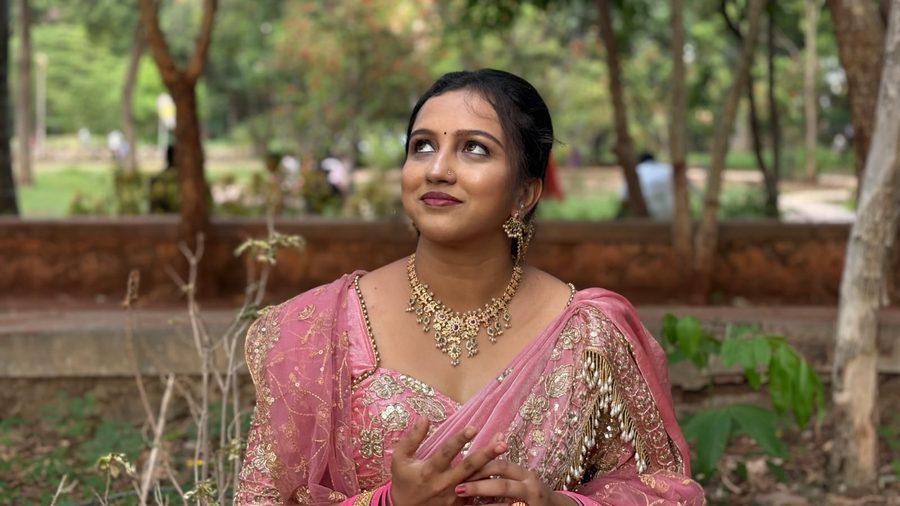 Bridal makeover portrait