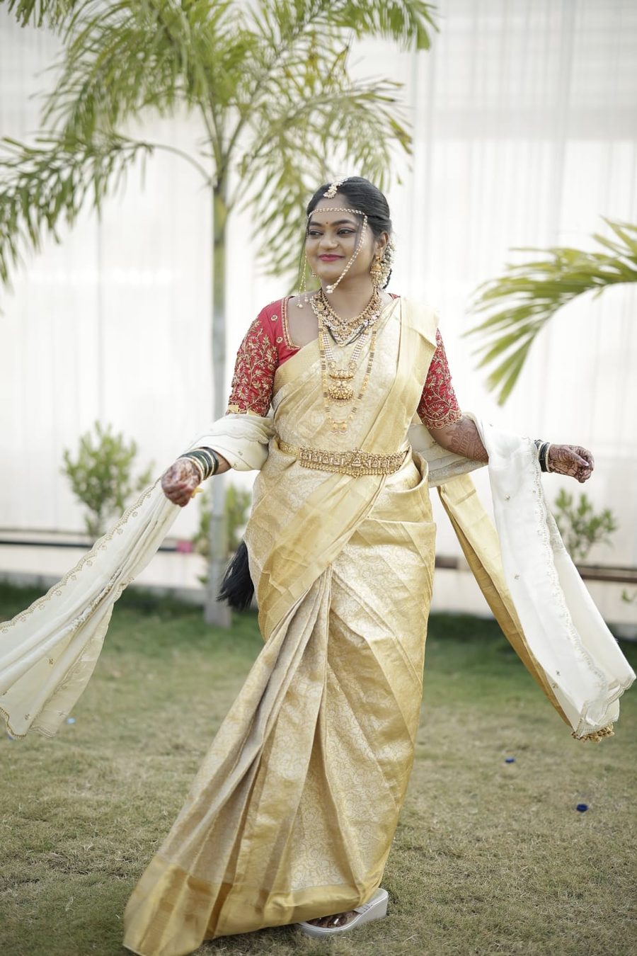 Bridal makeover portrait